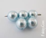 50грн (5шт) Жемчуг чешский хрустальный Preciosa Pearls MAXIMA Round  12mm светло-голубой Crystal Light Blue