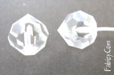 18грн(5шт)   Намистини круглі кришталеві Preciosa з одним отвором crystal Rec 14mm 451 19612