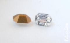 10грн(2шт) Стеклянные  конусные MC Octagon  Maxima Preciosa 6x8мм  Crystal   