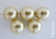 50грн (5шт) Жемчуг хрустальный Preciosa Pearls MAXIMA Round 12мм Crystal Vanilla