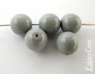 58грн(уп=72шт) Жемчуг чешский хрустальный Preciosa Pearls MAXIMA Round 8мм Ceramic Grey