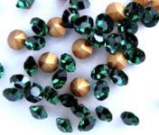 50грн (144шт) Кристали стрази конусні Maxima Preciosa ss14 Emerald