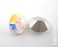 24грн (2шт) Конусні кристали -овал Maxima Preciosa MC oval 12x10mm crystal AB