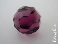 12грн (3шт) Намистини круглі Preciosa без отвору 18mm Amethyst 