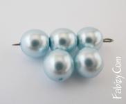 Нова ціна! 30грн (5шт) перли чеські  Preciosa    12mm  Light Blue Стара ціна  50гривень