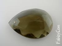 40грн (шт) Кришталеві підвіски Preciosa для люстр  39х27мм  Black Diamond SO390-4001Almond Preciosa