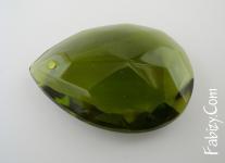 30грн (шт) Кришталеві підвіски Preciosa для люстр 39х27мм Olivine SO390-5023 Almond Preciosa