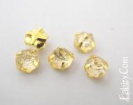 Нова ціна! 10грн(10шт) Стрази 12гранні  пришивні   Preciosa ss20( 4,6-4,8 мм)  Crystal lit в цапах золото , 8141-1565g.Стара ціна 20гривень