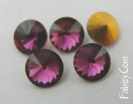 55грн(50шт) Кристали Риволі конусні Preciosa  Amethyst 5,4-5,5mm(ss25)