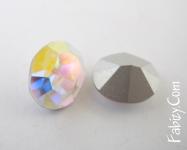 60грн (10шт) Конусні стрази-овал Preciosa MC oval 12x10mm crystal AB 435 12 111.