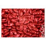 22грн(10шт) Намистини чеські скляні  Mobyduo 3x8mm  00030-01890 Lava Red