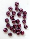 30грн(37шт) намистини чеські скляні  MINI ES-O 4mm Pastel  burgundy 25031