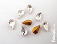 20грн(10шт) конусні кристали MC Pershape B 6x3,6mm Crystal 2 гатунок