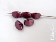 NEW! 25грн(15шт) Намистини чеські скляні  Pinch   5мм  Pastel Burgandy 03000-25031 