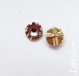 NEW! 17грн(шт) Стрази пришивні  Swarovski 2088 7mm(ss34) Wintage rose в цапах золото- гальваніка 1566g