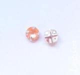 12грн(шт) Пришивні стрази  Swarovski 2088 ss20 Peach Delite в цапах срібна  гальваніка 1565s