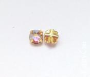 12грн(шт) Пришивні стрази Swarovski 2088 ss20 Light Rose AB. в цапах золото 1565g