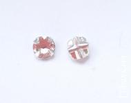 24грн(2шт) Пришивні стрази  Swarovski 2088 ss20 Crystal в цапах срібна  гальваніка  1565s