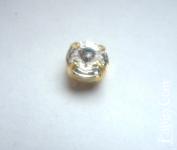 36грн(2шт) Кристали Риволі Swarovski пришивні  7mm(ss34) Crystal в цапах золото 1122f-ss34 cry, 1038 g