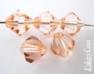 90грн(36шт) біконуси кришталеві Preciosa 10мм Crystal TANGERIN. ОПТ