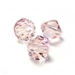 72грн(36шт) Біконуси кришталеві Preciosa  Light Rose 8mm. ОПТ