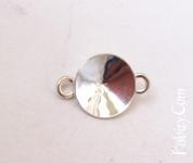 NEW!  70грн(шт) Підвіска для кристалів риволі Swarovski 12mm  срібло 925 Ag925  slup  2 oc 