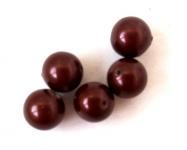NEW! 4грн(шт) Перли Swarovski 5810 6мм bordeux pearl 