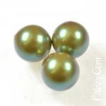 NEW! 10грн(10шт)  Перли круглі    Preciosa 4mm   PEARLESCENT KHAKI  75103