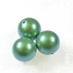 Нова ціна! 14грн(20шт) Перли круглі  Preciosa 4mm PEARLESCENT green 75203. Стара ціна 20гривень