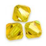NEW! 37грн(10шт) Намистини Біконуси Swarovski 5328 3mm Light Topaz 