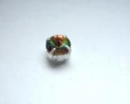 30грн(2шт) Кристали Риволі Swarovski пришивні 6mm(ss29) Crystal Vitrail Medium в цапах срібло 1122f ss29 cvm  1073
