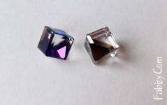 NEW! 66грн(шт) Кристали кубики Swarovski 6mm Heliotrope 4841 