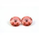 Нова ціна! 45грн(шт) Кристали Риволі Swarovski 14мм Rose peach 1122f  14 ROPE. Стара ціна 55гривень