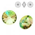 Нова ціна 60грн(шт) Кристали Риволі Swarovski 14mm Crystal Lumingreen 1122 2 14 LUGR. Стара ціна 70гривень