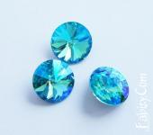 Нова ціна! 70грн(шт) кристали риволі Swarovski 14 mm Light Turquoise Glacier Blue . Стара ціна 82гри вні