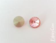 Нова ціна! 40грн(шт) Кристали Риволі Swarovski 14мм Light Rose 1122. Стара ціна 55гривень