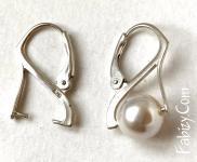 NEW! 300грн(пара) Швензи на перли Swarovski 8mm срібло 925 nz  Ag925  8mm