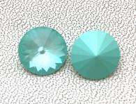 NEW! 60грн(шт) кристали риволі Swarovski 12mm  crystal soft mint ignite 1122-2-12-CSMI