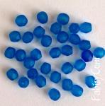 NEW! 27грн(31шт) Намистини чеські скляні грановані ESTRELA 4mm NEON (UV) 25127