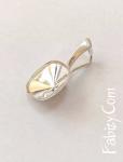 NEW! 110грн(шт) Тримач для підвісок Swarovski срібло 925  Slupna mascive 10mm 4470