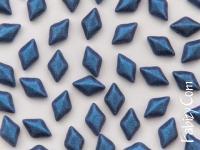 NEW! 40грн(20шт) Намистини чеські скляні Matubo gemduo 5х8мм 23980-79031 METALLIC SUEDE BLUE