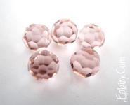 15грн (10шт) Намистини кришталеві круглі Preciosa без отвору 7mm Light Rose