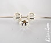 NEW! 52грн (шт) Намистини діамантового ограновування срібло 925 діаметр 6mm Ag 925 KDR 06 НЕМАЄ