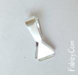 Нова ціна! 60грн(шт) Тримач для кубиків Swarovski Angled Cube 6mm 4841 срібло 925 PSR16. Стара ціна 70гривень