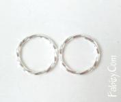 70грн(шт ) Кільця рифлені срібло 925 діаметр 13mm SKR130 Ag925